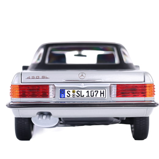 Coche de juguete a escala 1:18 450 SL R107 Plata astral Original Mercedes-Benz | B66040716