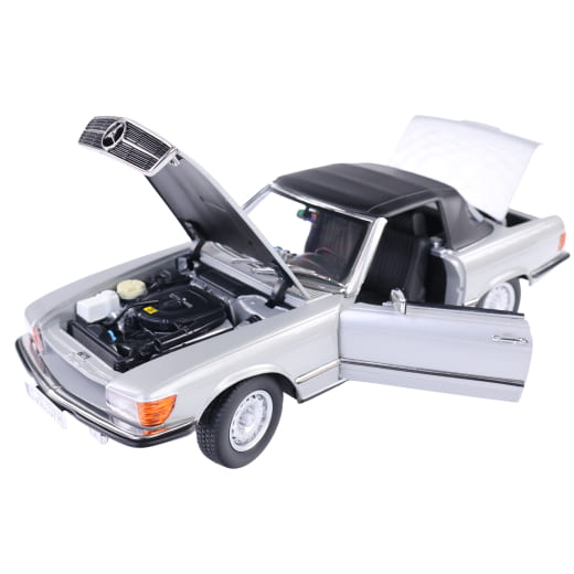 Coche de juguete a escala 1:18 450 SL R107 Plata astral Original Mercedes-Benz | B66040716