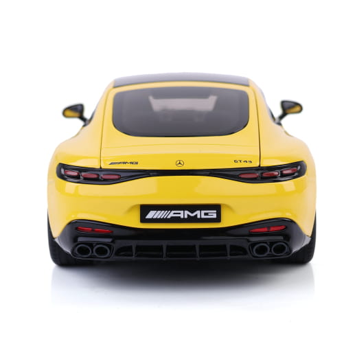 Coche de juguete a escala 1:18 AMG GT 43 amarillo solar Original Mercedes-AMG | B66960587
