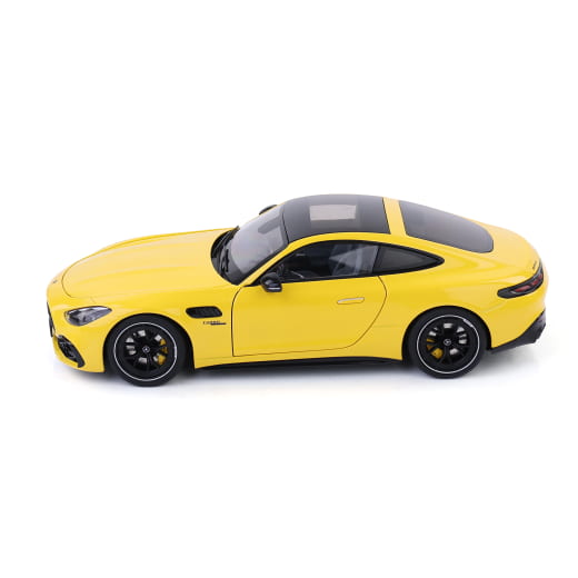Coche de juguete a escala 1:18 AMG GT 43 amarillo solar Original Mercedes-AMG | B66960587