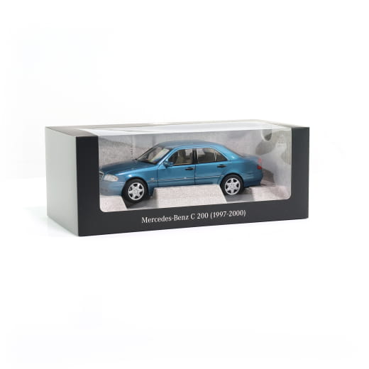Coche modelo 1:18 C 200 W202 berlina azul Original Mercedes-Benz | B66040704
