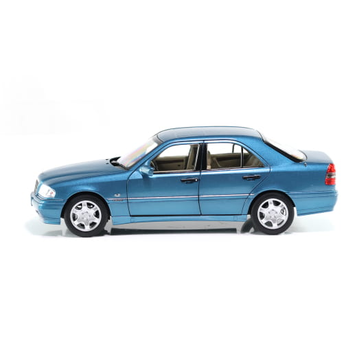 Coche modelo 1:18 C 200 W202 berlina azul Original Mercedes-Benz | B66040704