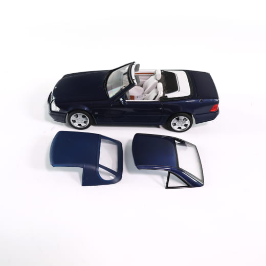 Coche modelo 1:18 SL 500 R129 azul azur original Mercedes-Benz | B66040657