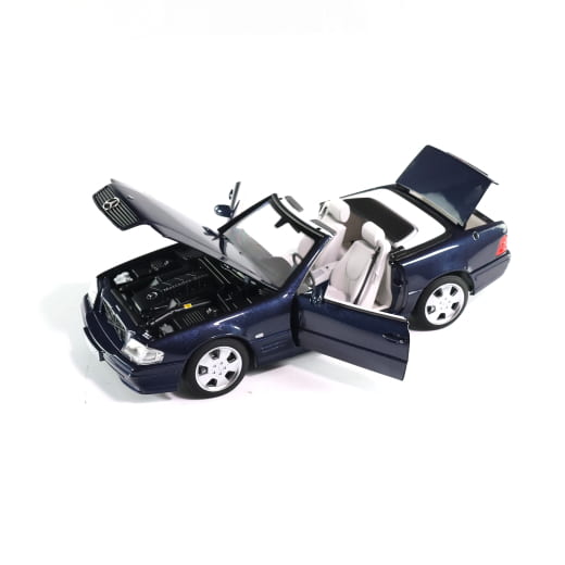 Coche modelo 1:18 SL 500 R129 azul azur original Mercedes-Benz | B66040657