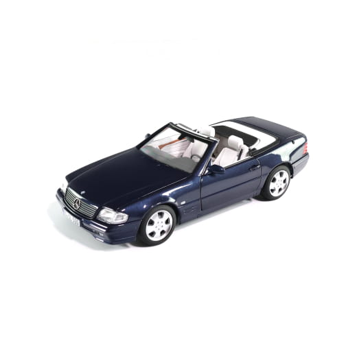 Coche modelo 1:18 SL 500 R129 azul azur original Mercedes-Benz | B66040657