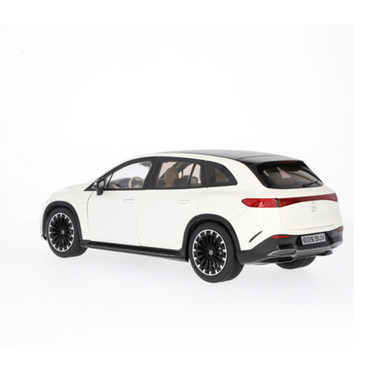Modelo de coche 1:18 EQS SUV X296 AMG Line manufaktur blanco diamante Original Mercedes-Benz | B66960590
