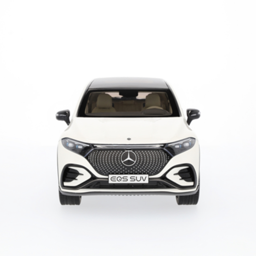 Modelo de coche 1:18 EQS SUV X296 AMG Line manufaktur blanco diamante Original Mercedes-Benz | B66960590