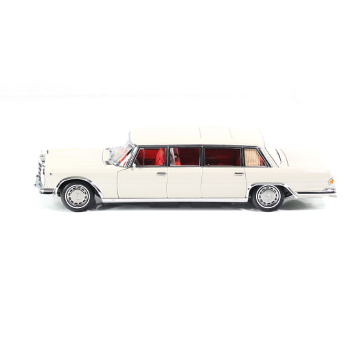 Modelo de coche 1:18 600 Pullmann W100 blanco grisáceo Mercedes-Benz original | B66040708