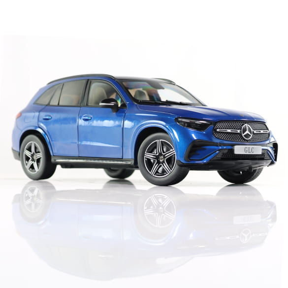 1:18 scale model car GLC X254 SUV AMG blue Genuine Mercedes-Benz | B66960647