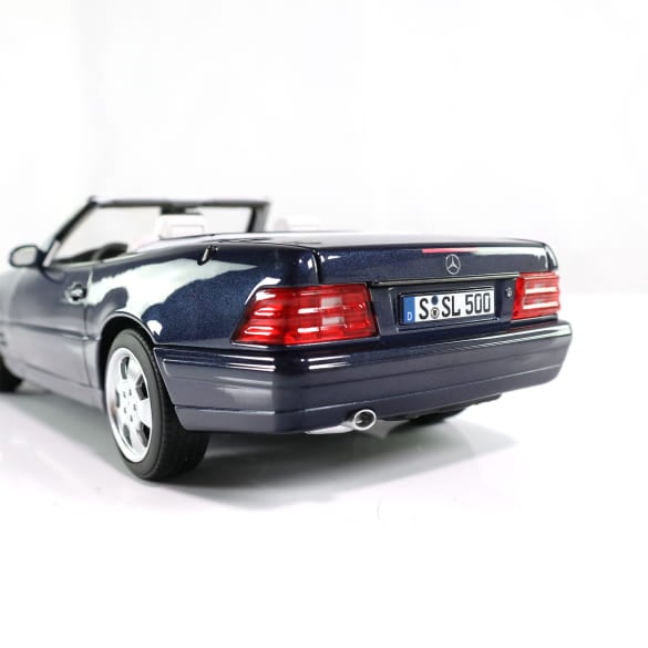 1:18 model car SL 500 R129 azure blue Genuine Mercedes-Benz | B66040657