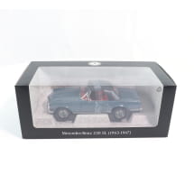 1:18 modelauto 230 SL Pagode W 113 Cabrio blauwgrijs | MERC | B66040681