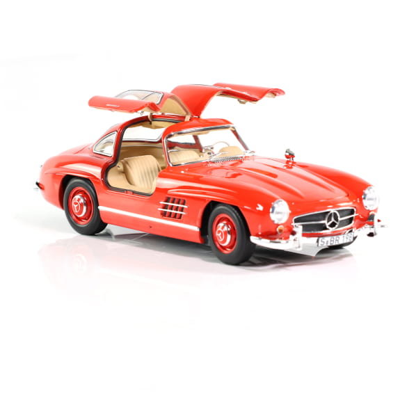 1:18 modelauto 300 SL coupé W198 brandweerrood Original Mercedes-Benz