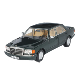 1:18 modelauto 560 SEL V126 malachietgroen Original Mercedes-Benz