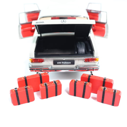 1:18 Modelauto 600 Pullmann W100 witgrijs Origineel Mercedes | B66040708