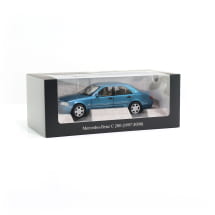 1:18 modelauto C 200 W202 Limousine blauw Origineel Mercedes | B66040704
