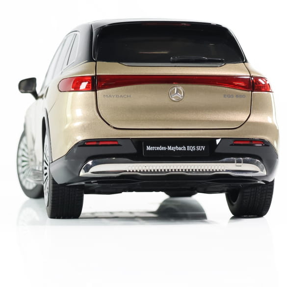 1:18 modelauto EQS 680 SUV Z296 obsidiaanzwart kalahari-goud | B66960592