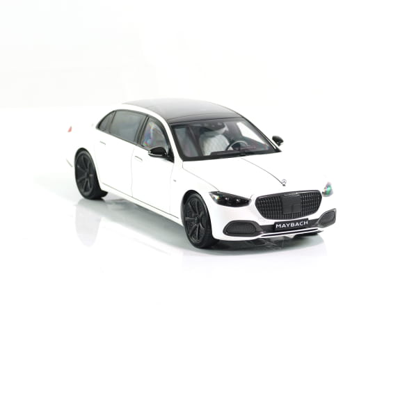 1:18 modelauto S 680 4MATIC X223 Night Series opalithwit mat origineel Mercedes-Maybach