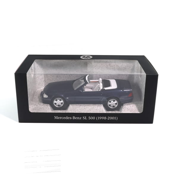 1:18 modelauto SL 500 R129 azuurblauw origineel Mercedes-B z | B66040657