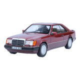 Modellino auto 1:18 300 CE-24 Coupé C124 rosso almandino Original Mercedes-Benz