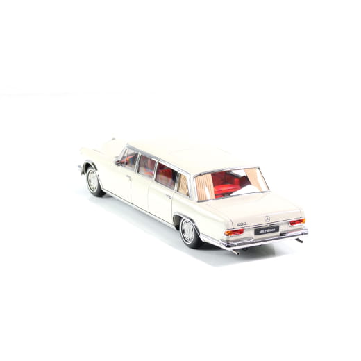 Modellino auto 1:18 600 Pullmann W100 grigio-bianco Original Mercedes-Benz | B66040708