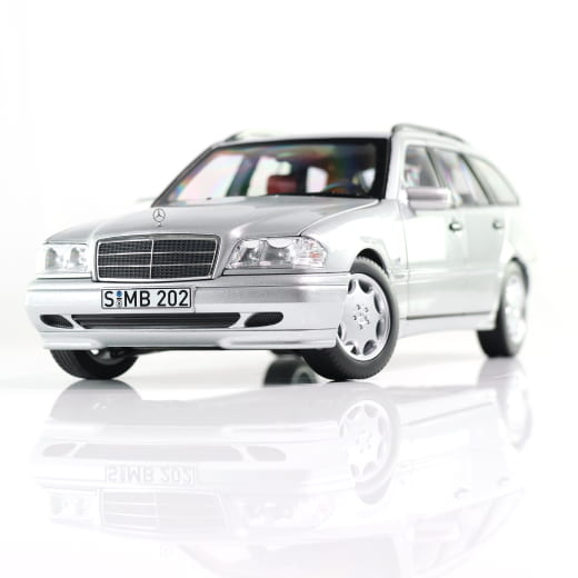 Modellino auto 1:18 C 200 S202 T-Modell argento Original Mercedes-Benz | B66040705