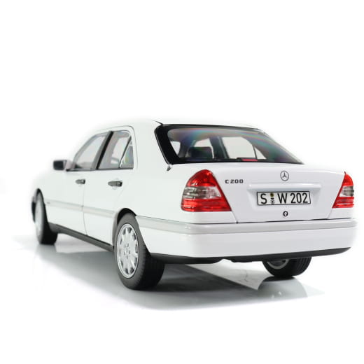 Modellino auto 1:18 C 200 W202 berlina bianco Original Mercedes-Benz | B66040703