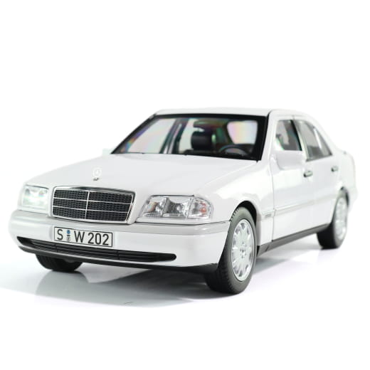 Modellino auto 1:18 C 200 W202 berlina bianco Original Mercedes-Benz | B66040703