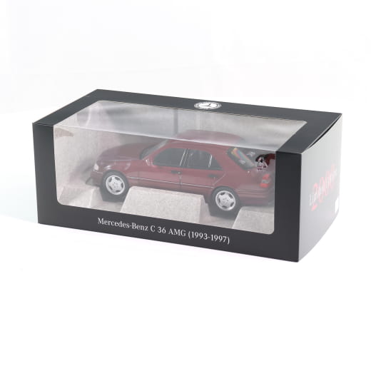Modellino auto 1:18 C 36 AMG W202 berlina rosso originale Mercedes-AMG | B66040706