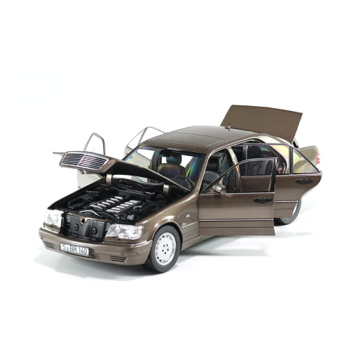 Modellino auto 1:18 S 600 W140 berlina (1994-1998) marrone Impala originale Mercedes-Benz | B66040684