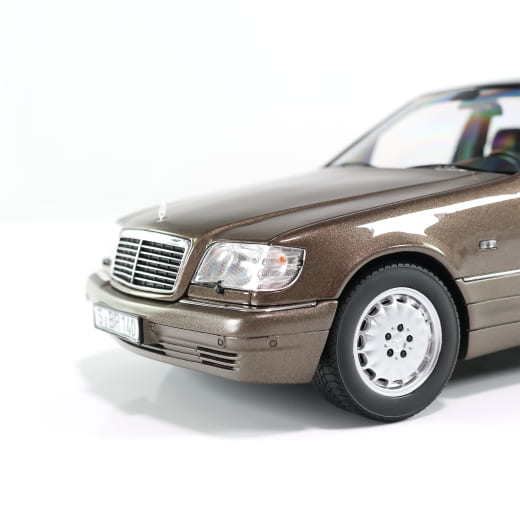 Modellino auto 1:18 S 600 W140 berlina (1994-1998) marrone Impala originale Mercedes-Benz | B66040684