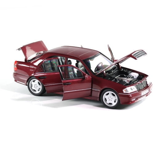 1:18 scale model car C 36 AMG W202 sedan red Genuine Mercedes-AMG | B66040706