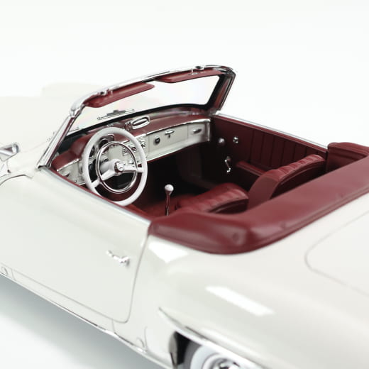 Voiture miniature 1:18 190 SL Roadster W 121 1954-1963 gris blanc Original Mercedes-Benz | B66040710