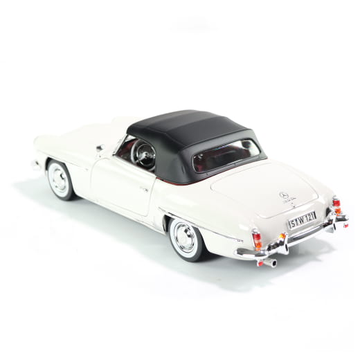 Voiture miniature 1:18 190 SL Roadster W 121 1954-1963 gris blanc Original Mercedes-Benz | B66040710
