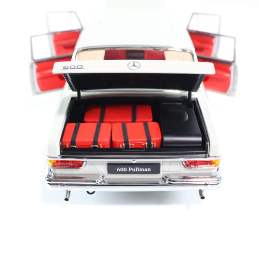 Voiture miniature 1:18 600 Pullmann W100 blanc gris original Mercedes-Benz | B66040708