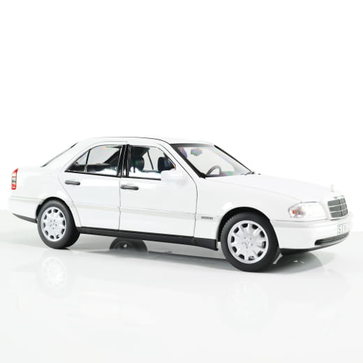 Voiture miniature 1:18 C 200 W202 berline blanc Original Mercedes-Benz | B66040703