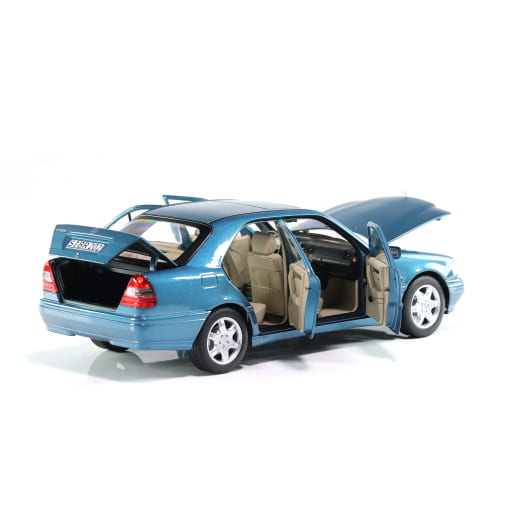 Voiture miniature 1:18 C 200 W202 berline bleue Original Mercedes-Benz | B66040704