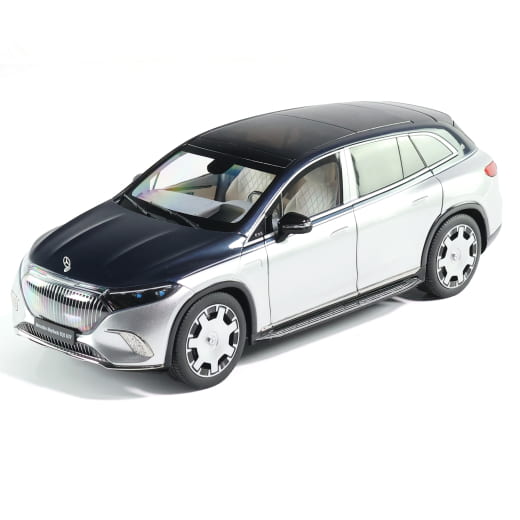 Modèle réduit 1:18 EQS 680 SUV Z296 bleu argent Original Mercedes-Maybach | B66960593