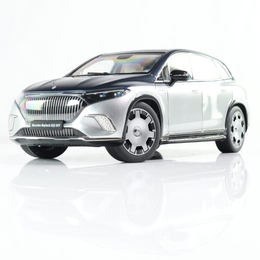 Modèle réduit 1:18 EQS 680 SUV Z296 bleu argent Original Mercedes-Maybach | B66960593