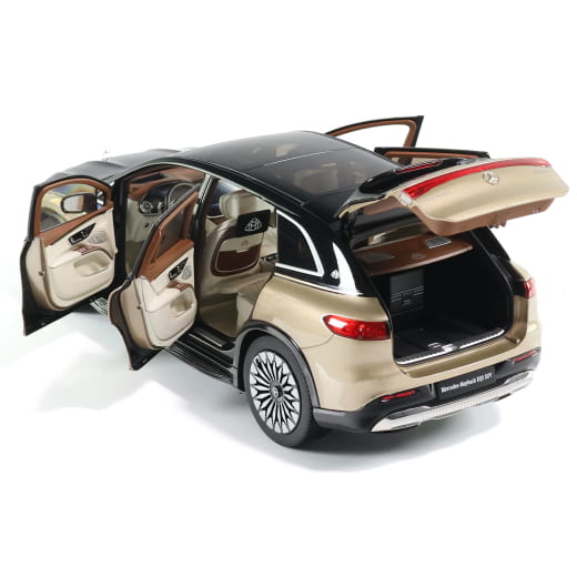 Modèle réduit 1:18 EQS 680 SUV Z296 noir et or Original Mercedes-Maybach | B66960592