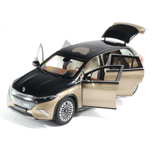 Modèle réduit 1:18 EQS 680 SUV Z296 noir et or Original Mercedes-Maybach | B66960592
