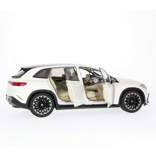 Maquette 1:18 EQS SUV X296 AMG Line manufaktur blanc diamant original Mercedes-Benz | B66960590