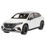 Maquette 1:18 EQS SUV X296 AMG Line manufaktur blanc diamant original Mercedes-Benz