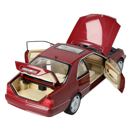 Maquette de voiture Mercedes-Benz CL 600 C140 1:18 rouge almandin | B66040651