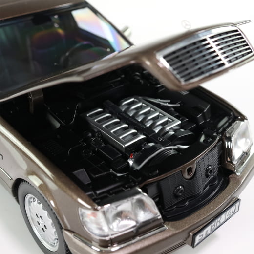Voiture miniature 1:18 S 600 berline W140 (1994-1998) brun Impala Mercedes-Benz d'origine | B66040684
