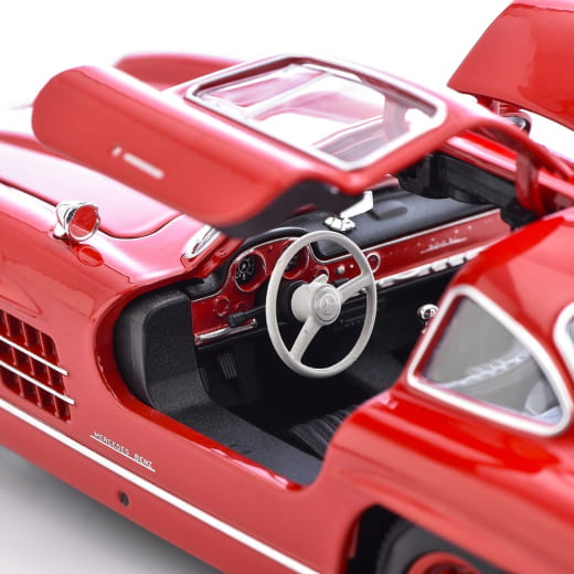 Modelo de coche 1:24 300 SL W198 alas de gaviota rojo Original Mercedes-Benz | B66056164