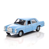 Coche en miniatura 1:24 W115 220/8 azul claro Original Mercedes-Benz