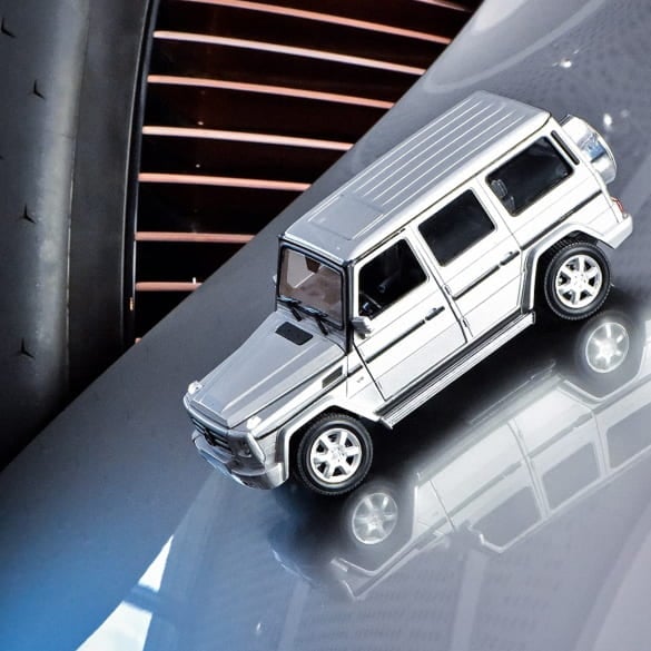 1:24 model car G-Class silver Genuine Mercedes-Benz | B660575831 1:24 model car G-Class silver Genuine Mercedes-Benz | B660575831
