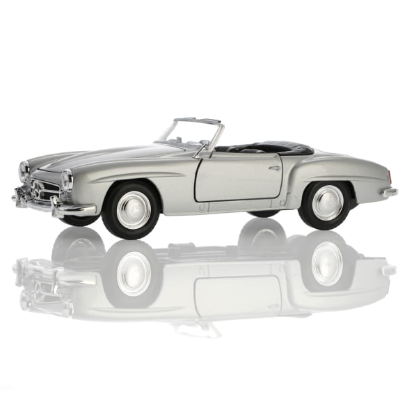 1:24 modelauto 190 SL zilver Original Mercedes-Benz | B66058345