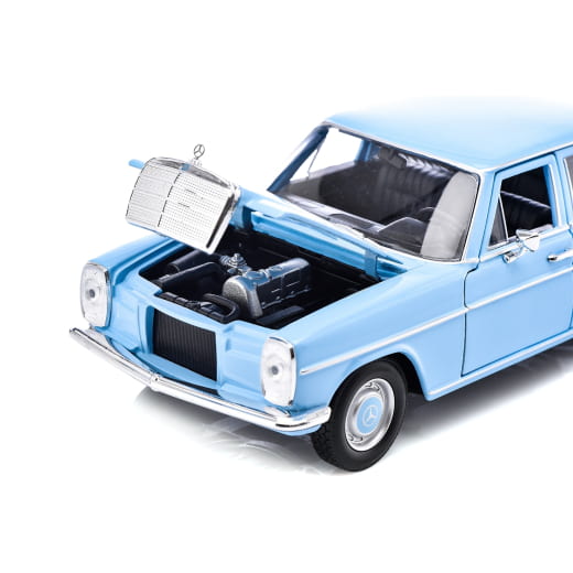 Voiture miniature 1:24 W115 220/8 bleu clair Original Mercedes-Benz | B66057955