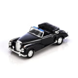 Modelo de coche pullback 1:38 300 S negro original Mercedes-Benz